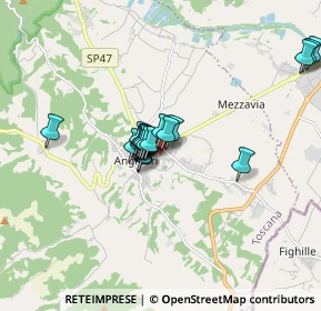 Mappa Via Infrantoio, 52031 Anghiari AR, Italia (1.245)