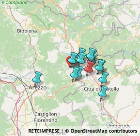 Mappa Via Infrantoio, 52031 Anghiari AR, Italia (8.93188)