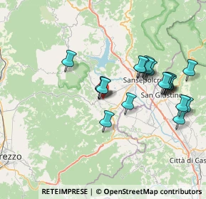 Mappa Via Infrantoio, 52031 Anghiari AR, Italia (7.4925)