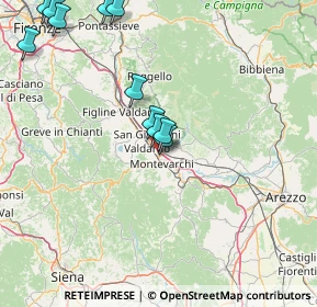 Mappa Via Vincenzo Monti, 52025 Montevarchi AR, Italia (18.65)
