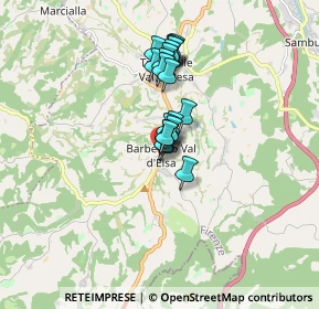 Mappa Via Cassia, 50021 Barberino Val D'elsa FI, Italia (1.2045)