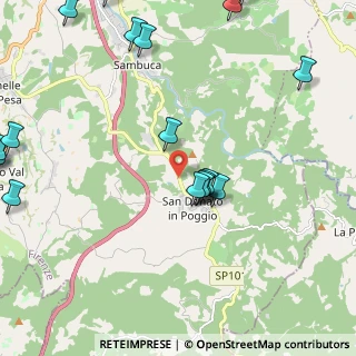 Mappa Via Sinigogola, 50028 Barberino Tavarnelle FI, Italia (3.066)