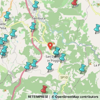 Mappa Via Sinigogola, 50028 Barberino Tavarnelle FI, Italia (3.3455)