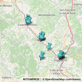 Mappa Via Giovanni Cimabue, 50052 Certaldo FI, Italia (7.569)