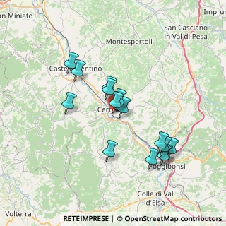 Mappa Via Romana, 50052 Certaldo FI, Italia (6.88067)