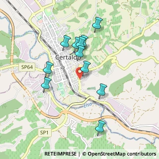 Mappa Via Giovanni Cimabue, 50052 Certaldo FI, Italia (0.88091)