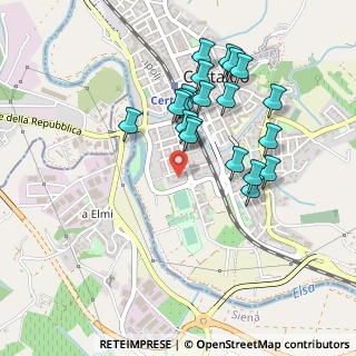 Mappa Via Aligi Potente Barducci, 50052 Certaldo FI, Italia (0.4515)