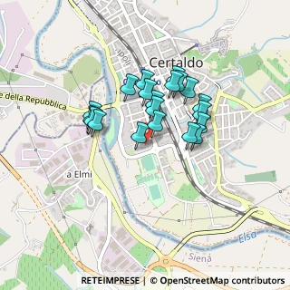 Mappa Via Aligi Potente Barducci, 50052 Certaldo FI, Italia (0.343)