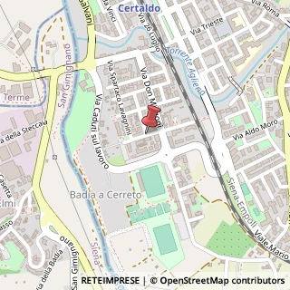 Mappa Via Potente Aligi Barducci,  30, 50052 Certaldo, Firenze (Toscana)