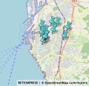 Mappa Via Giovanni Marradi, 57125 Livorno LI, Italia (1.07364)