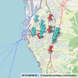 Mappa Via Giovanni Marradi, 57125 Livorno LI, Italia (1.40313)