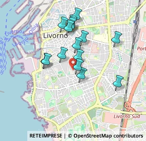 Mappa Via Giovanni Marradi, 57125 Livorno LI, Italia (0.81063)