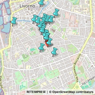 Mappa Via Giovanni Marradi, 57125 Livorno LI, Italia (0.4395)