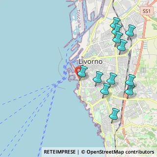Mappa Benetti southgate, 57126 Livorno LI, Italia (2.40833)