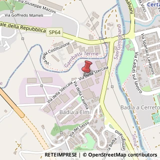 Mappa Via della Steccaia, 15, 53037 San Gimignano, Siena (Toscana)