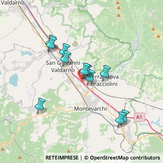 Mappa E35, 52028 San Giovanni Valdarno AR, Italia (3.44364)