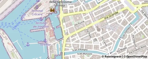 Mappa Livorno