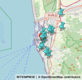 Mappa Via Santa Giulia, 57125 Livorno LI, Italia (2.21833)