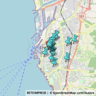 Mappa Via Santa Giulia, 57125 Livorno LI, Italia (0.87444)