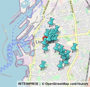 Mappa Via Santa Giulia, 57125 Livorno LI, Italia (0.6795)