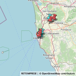 Mappa Via Santa Giulia, 57125 Livorno LI, Italia (8.98857)