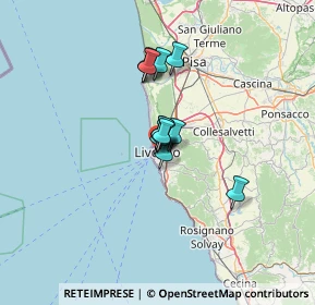 Mappa Via Santa Giulia, 57123 Livorno LI, Italia (7.69462)