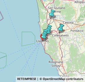 Mappa Via Santa Giulia, 57125 Livorno LI, Italia (21.43857)