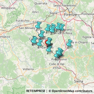 Mappa Via Pablo Neruda, 50052 Certaldo FI, Italia (9.305)