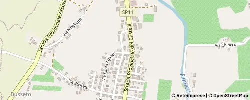 Mappa Serra de' Conti