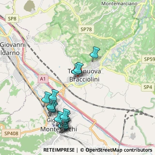 Mappa Via Dante Alighieri, 52028 Terranuova Bracciolini AR, Italia (2.51647)