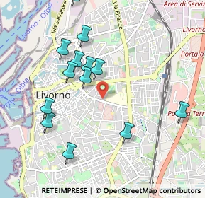 Mappa Via Gramsci Antonio, 57125 Livorno LI, Italia (1.03923)