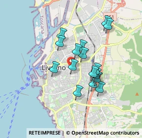 Mappa Via Gramsci Antonio, 57125 Livorno LI, Italia (1.4775)