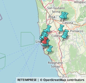 Mappa Via Gramsci Antonio, 57125 Livorno LI, Italia (7.74813)