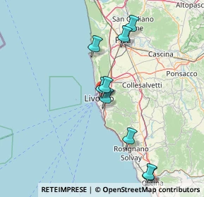 Mappa Via Francesco Chiusa, 57125 Livorno LI, Italia (26.88231)