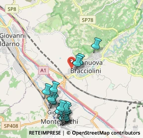 Mappa Via M.ri della Libertà, 52028 Terranuova Bracciolini AR, Italia (2.44056)