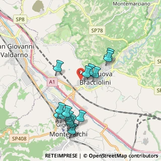 Mappa Via M.ri della Libertà, 52028 Terranuova Bracciolini AR, Italia (2.08813)