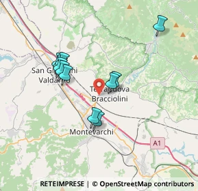 Mappa Via Alcide De Gasperi, 52028 Terranuova Bracciolini AR, Italia (3.25727)