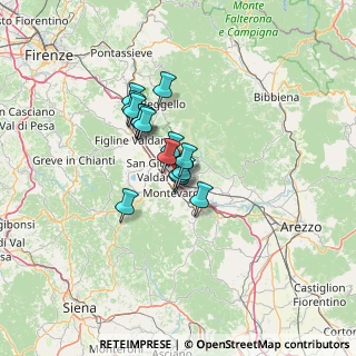 Mappa Via Alcide De Gasperi, 52028 Terranuova Bracciolini AR, Italia (8.67733)