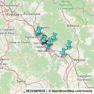 Mappa Via Alcide De Gasperi, 52028 Terranuova Bracciolini AR, Italia (6.93273)