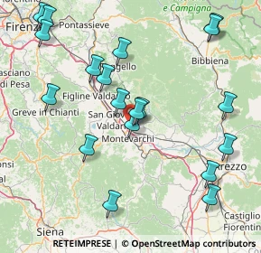 Mappa Via Alcide De Gasperi, 52028 Terranuova Bracciolini AR, Italia (18.82316)