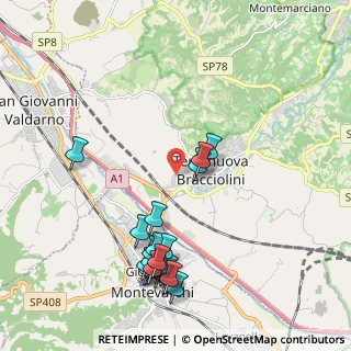 Mappa Via Alcide De Gasperi, 52028 Terranuova Bracciolini AR, Italia (2.3785)