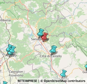 Mappa Centro Commerciale Peter Pan le Piscine, 06016 San Giustino PG, Italia (24.215)