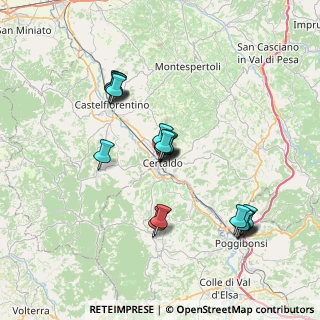 Mappa Via Cesare Battisti, 50052 Certaldo FI, Italia (7.074)