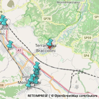 Mappa Via II Giugno., 52028 Terranuova Bracciolini AR, Italia (3.23091)
