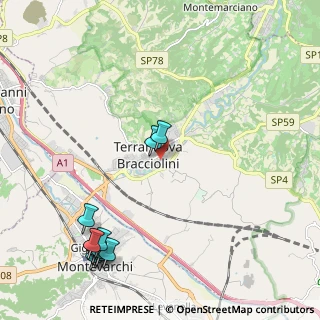 Mappa Via II Giugno., 52028 Terranuova Bracciolini AR, Italia (2.8825)