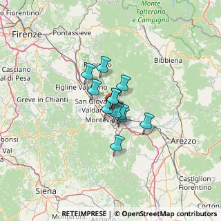 Mappa Via II Giugno., 52028 Terranuova Bracciolini AR, Italia (6.8875)