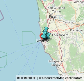 Mappa Scali della Darsena, 57123 Livorno LI, Italia (7.74818)