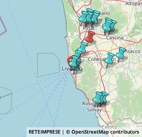 Mappa Scali della Darsena, 57123 Livorno LI, Italia (15.776)