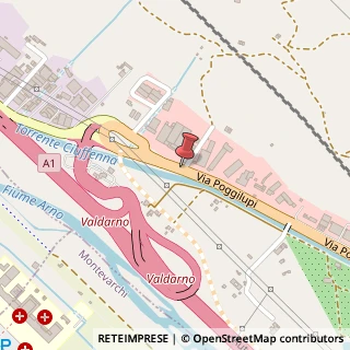 Mappa Via Poggilupi, 156, 52028 Terranuova Bracciolini AR, Italia, 52028 Terranuova Bracciolini, Arezzo (Toscana)