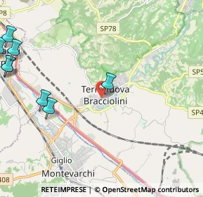 Mappa Via San Tito angolo, 52028 Terranuova Bracciolini AR, Italia (3.71167)